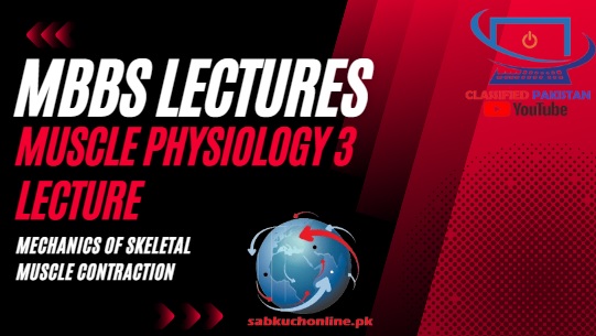 Muscle Physiology 3 Lecture – Physiology Lectures – MBBS Lectures