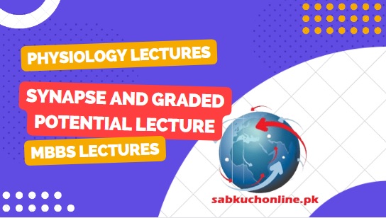 SYNAPSE and GRADED POTENTIAL Lecture – Physiology Lectures – MBBS Lectures
