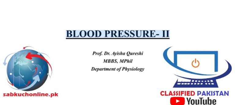 Blood Pressure II Physiology Slideshow
