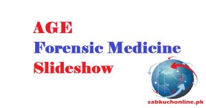 Age Forensic Medicine Slideshow