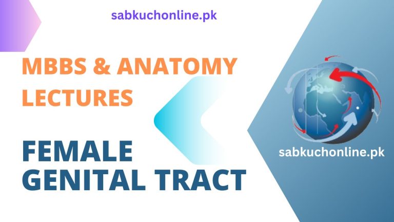 FEMALE GENITAL TRACT Lecture - Anatomy Lectures - MBBS Lectures