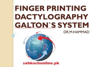 Finger printing dactylography galton`s system Forensic Medicine Slideshow