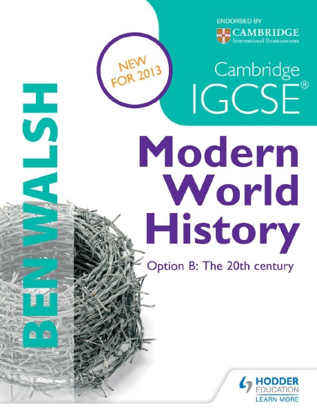 Cambridge IGCSE Modern World History free PDF Book