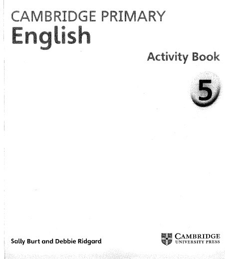 Cambridge Primary English 5 Activity Book PDF
