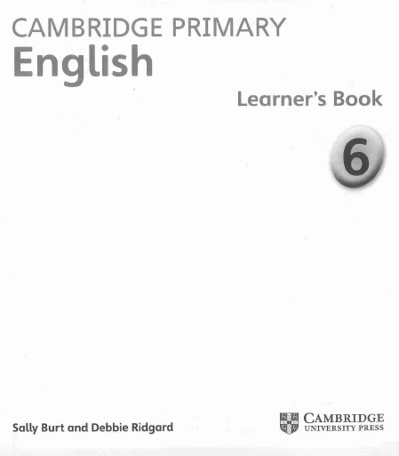 Cambridge Primary English 6 Learners Book PDF