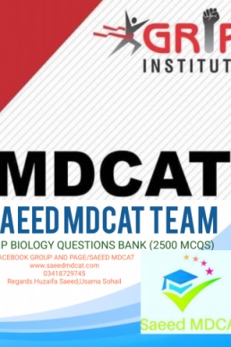 Grip Biology Question Bank (2500 MCQs) for MDCAT free PDF