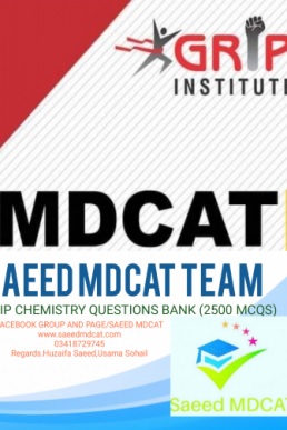 Grip Chemistry Question Bank (2500 MCQs) for MDCAT free PDF