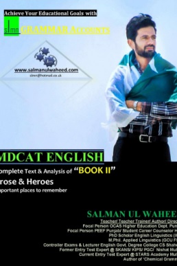 MDCAT English (Book-2 Portion) by Sir Salman Ul Waheed