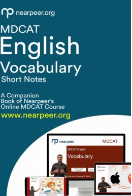 Nearpeer MDCAT English Vocabulary Short Notes PDF