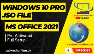 Windows 10 Pro + Office 2021 Pre-Activated Full Setup iso File Free Download