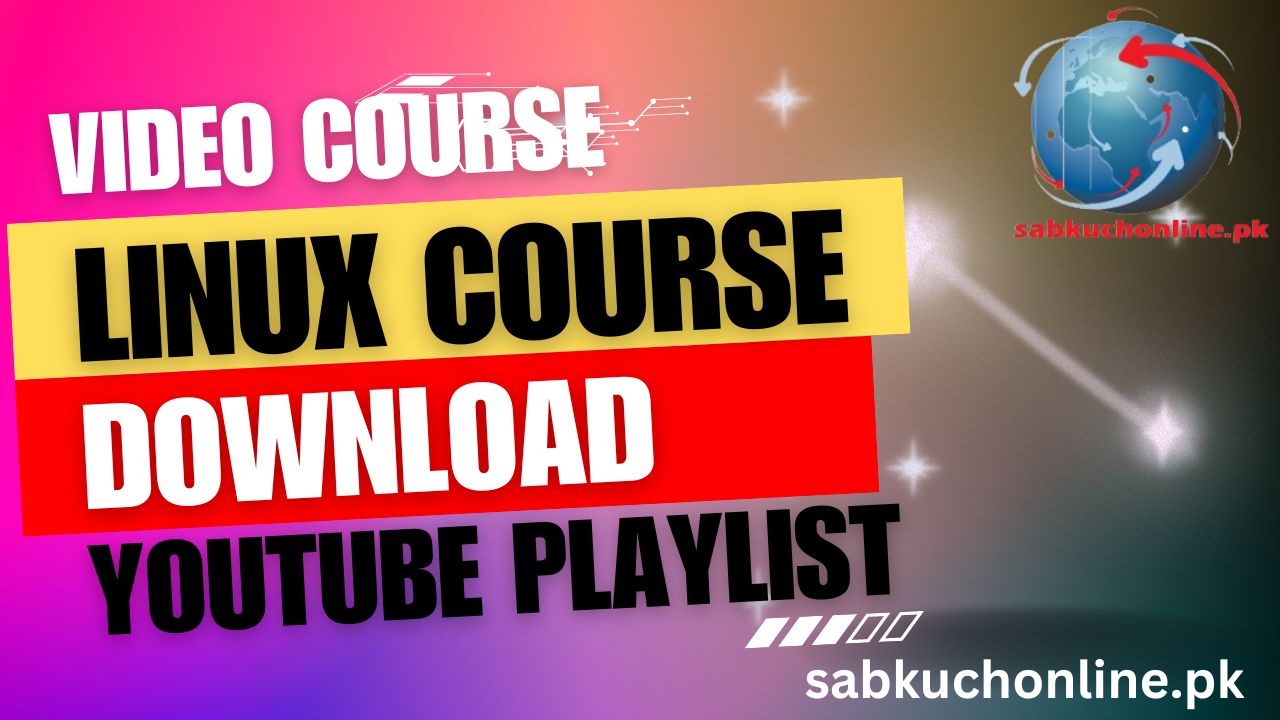 Linux Full Course Download YouTube Playlist in one compress file