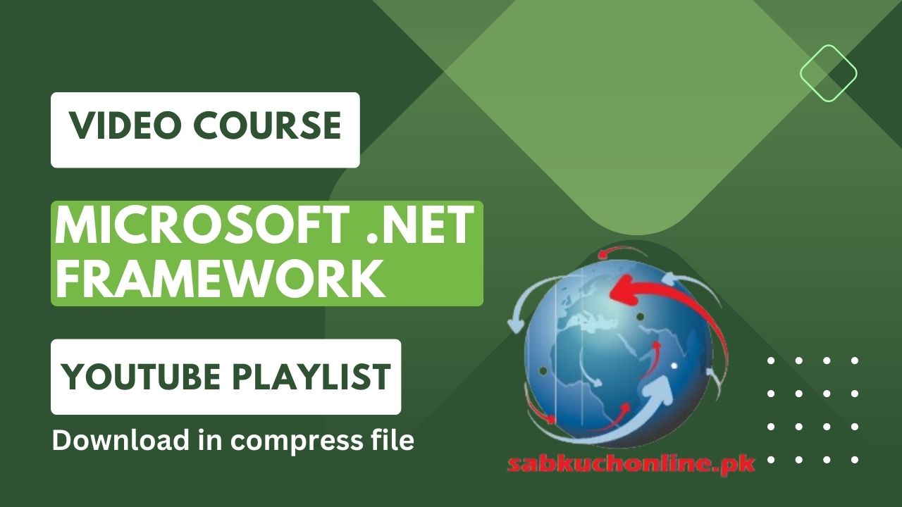 Microsoft .NET Framework Video Course Download YouTube Playlist in one compress file