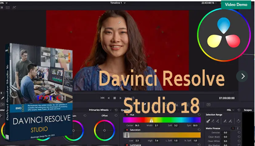Blackmagic Design DaVinci Resolve Studio 18.5 for MAC ios full setup free download