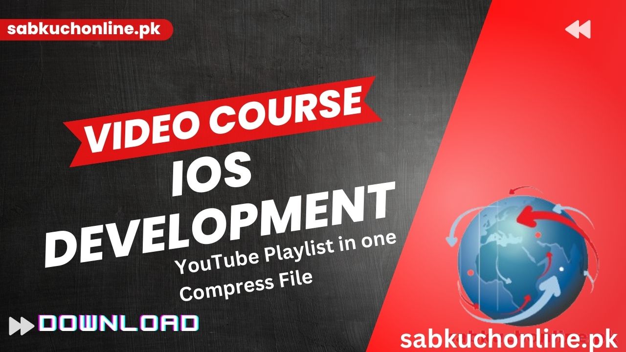iOS Development Tutorial Video Course Download Complete YouTube Playlist in one compress file