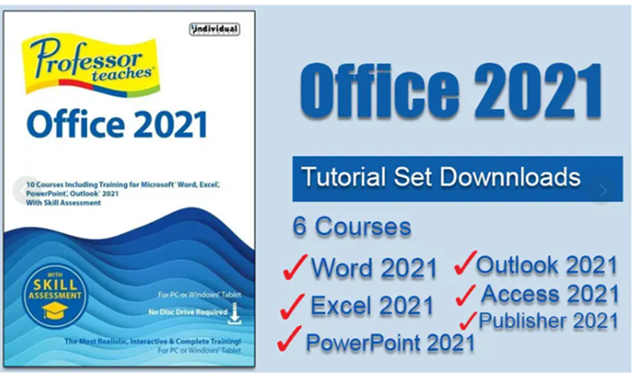 Professor Teaches Office 2021 v2.1 six courses full setup free download