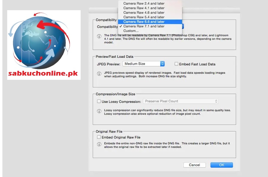 Adobe DNG Converter 16.0 full setup free download