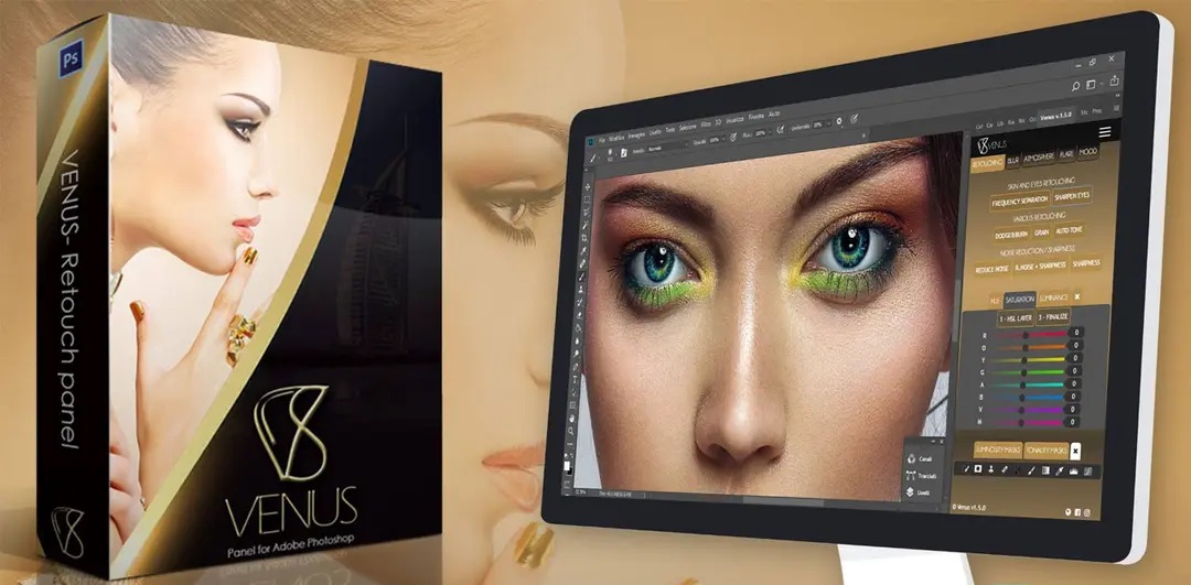 Venus Retouch Panel 3.0.0 for Adobe Photoshop full setup free download