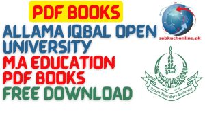 Allama Iqbal Open University M.A Education pdf books free download