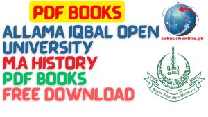Allama Iqbal Open University M.A History Pdf Books Free Download