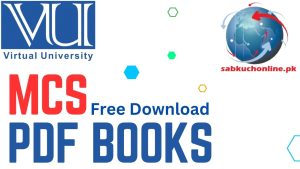 Virtual University MCS pdf books free download in one compress file