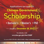 Chines Govt Scholarships by HEC