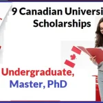 9 Canadian Universities Scholarships 2024 For Internationals