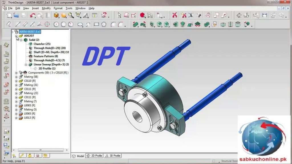 DPT ThinkDesign 2019.1 full setup free download