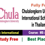 Chulalongkorn University International Scholarship 2024 in Thailand