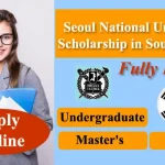 SNU International Scholarship 2024 in South Korea Fully Funded
