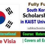KAIST University Scholarship 2024 in South Korea Fully Funded