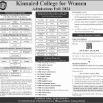 Kinnaird College For Women Lahore Admissions