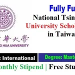 National Tsing Hua University Scholarships 2024 in Taiwan Fully Funded