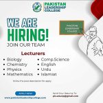 Pakistan Leadership College Timergara jobs