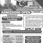 University Of Agriculture Faisalabad Admissions