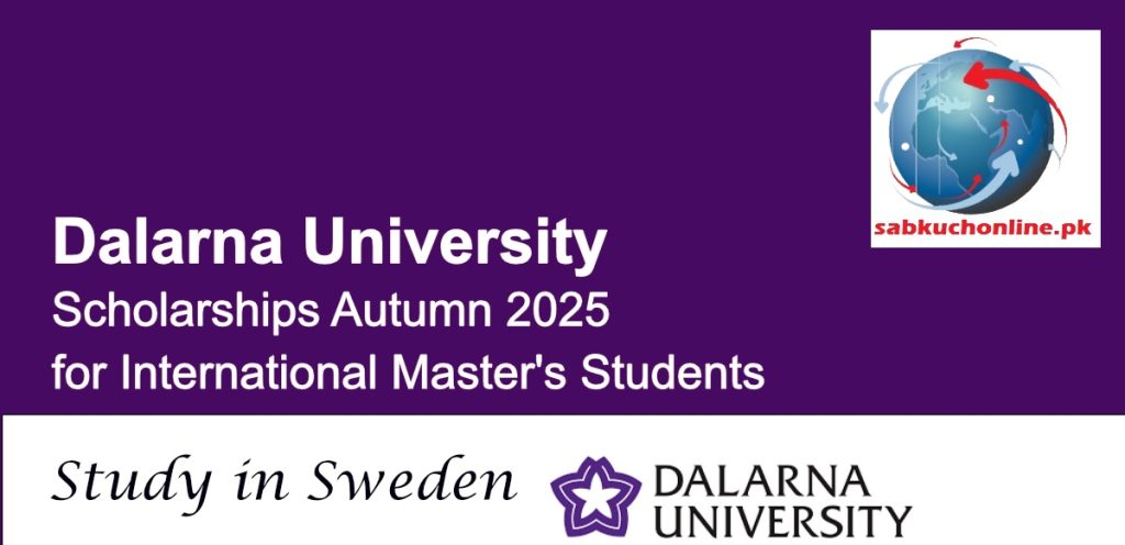 Dalarna University Sweden Offers Scholarships Autumn 2025 for International Master’s Students