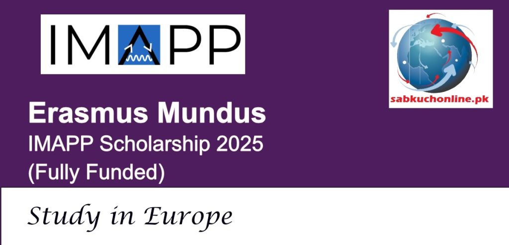 Erasmus Mundus Europe IMAPP Scholarship 2025 (Fully Funded)