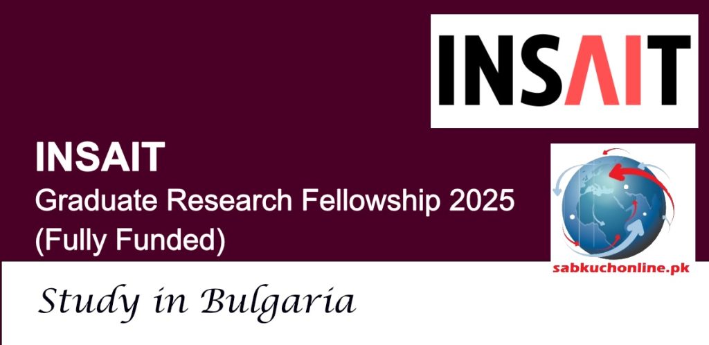INSAIT Bulgaria Graduate Research Fellowship 2025 (Fully Funded)