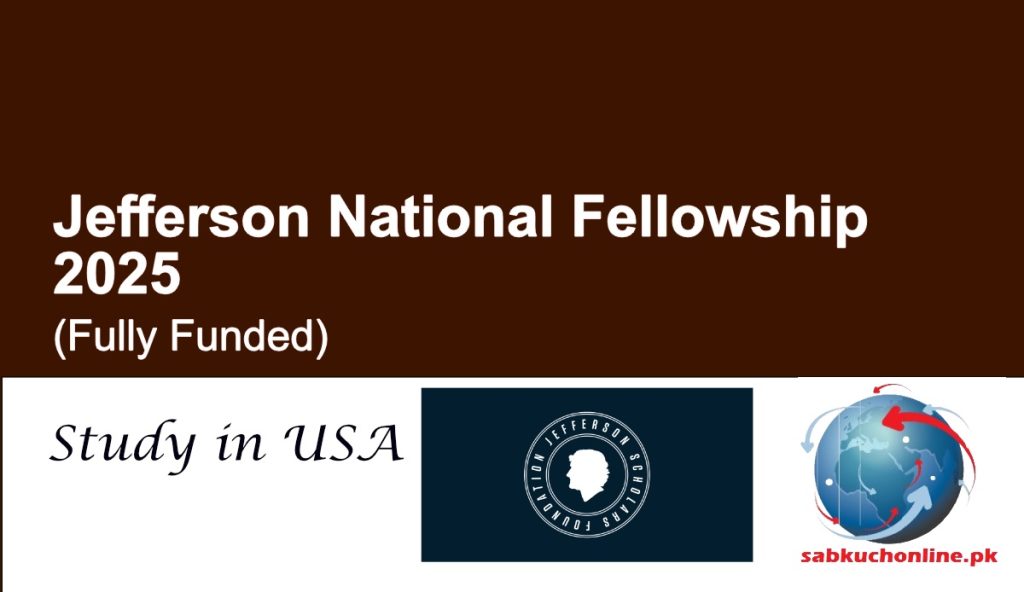Jefferson USA National Fellowship 2025 (Fully Funded)
