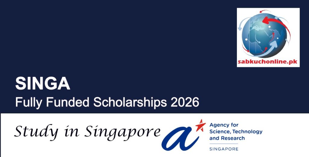 SINGA Offers Fully Funded Scholarships 2026 in Singapore