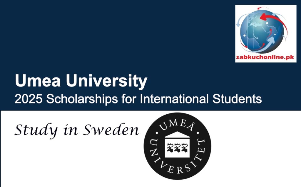  Umea University Sweden Scholarships 2025 for International Students