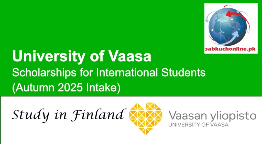 University of Vaasa Finland Scholarships for International Students (Autumn 2025 Intake)