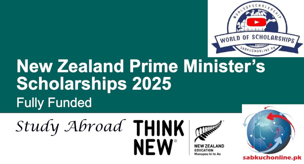 New Zealand Prime Minister’s Scholarships 2025 for Asia & Latin America (Fully Funded)