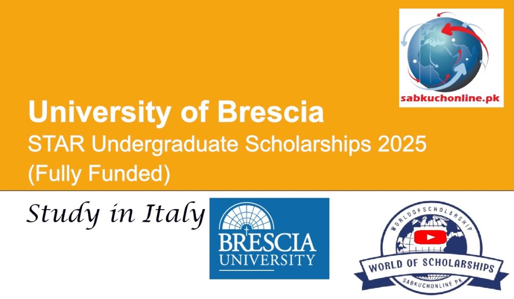 University of Brescia Italy STAR Undergraduate Scholarships 2025 (Fully Funded)