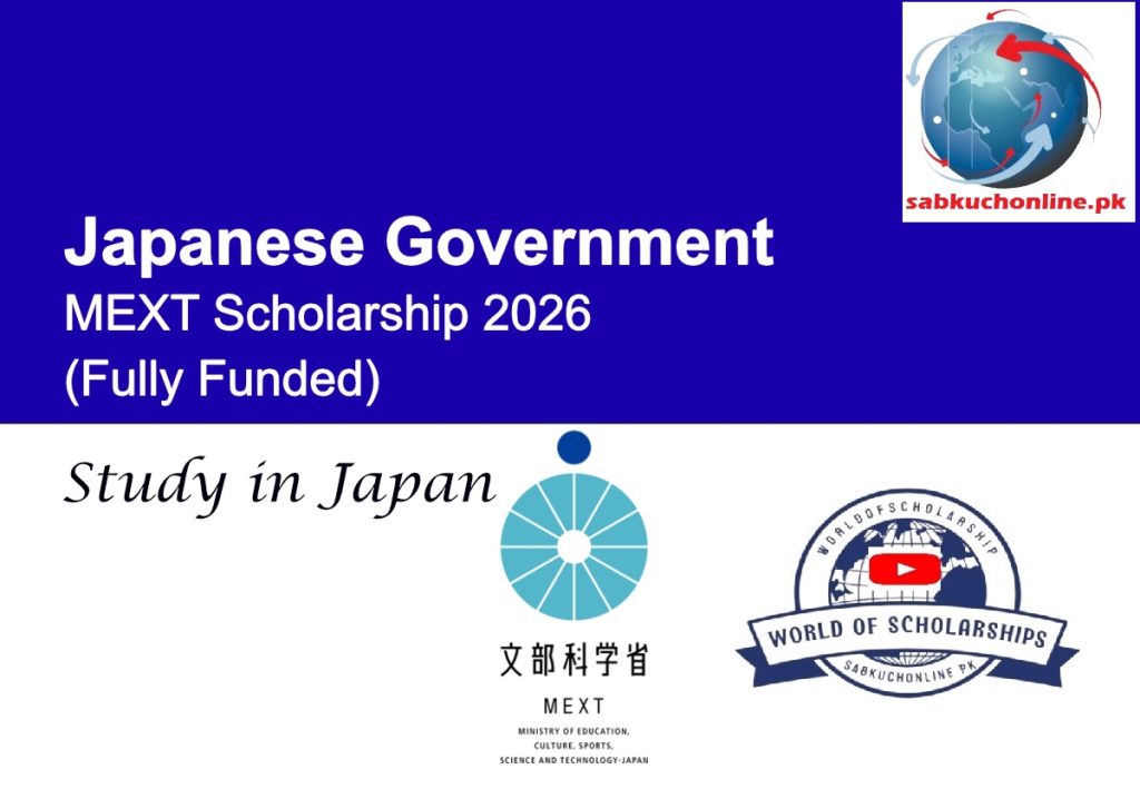 Japanese Government MEXT Scholarship 2026 (Fully Funded)
