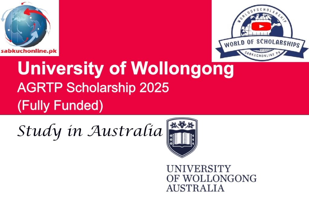 University of Wollongong Australia AGRTP Scholarship 2025 (Fully Funded)