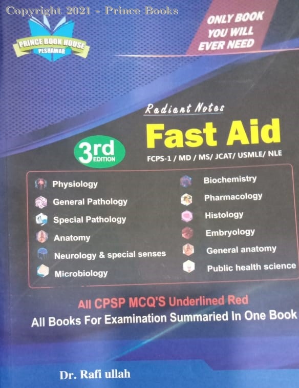 Fast Aid by Dr. Rafi Ullah 3rd Edition pdf book free download