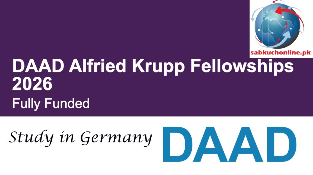 DAAD Germany Alfried Krupp Fellowships 2026 (Fully Funded)