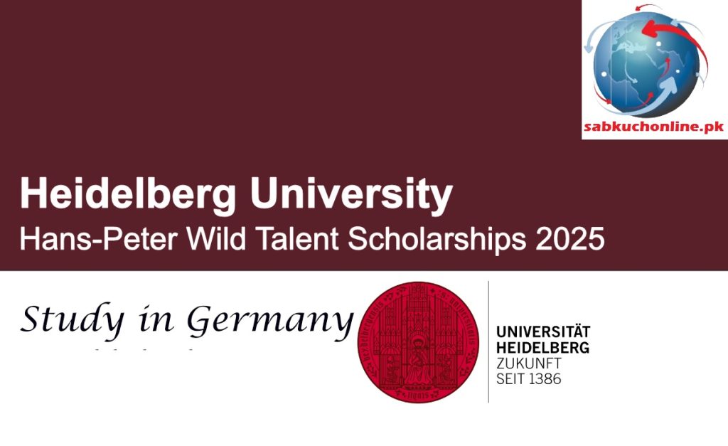 Heidelberg University Germany Hans-Peter Wild Talent Scholarships 2025