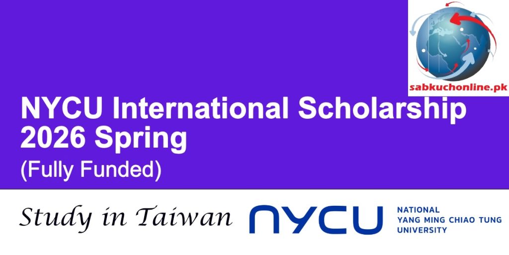 NYCU Taiwan International Scholarship 2026 Spring (Fully Funded)