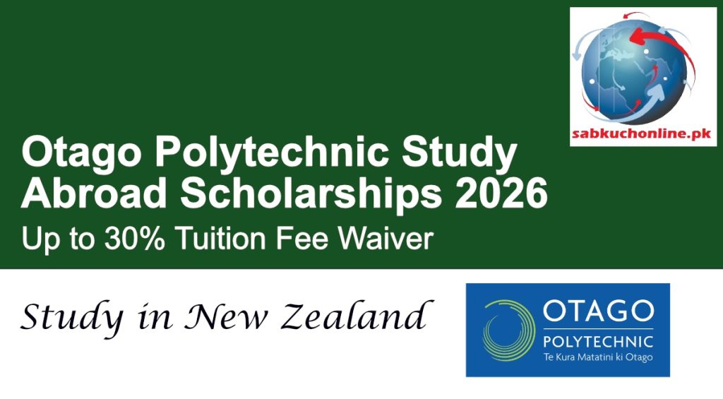 Otago Polytechnic Study Abroad Scholarships 2026 New Zealand (Up to 30% Tuition Fee Waiver)
